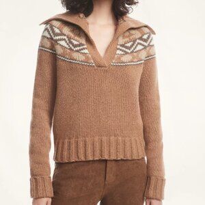 Brooks Brothers Alpaca-Wool Fair Isle Sweater